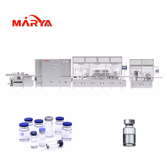 Marya China Pharmaceutical Vial Liquid Filling Sealing Production Line with Washing Stoppering Labeling