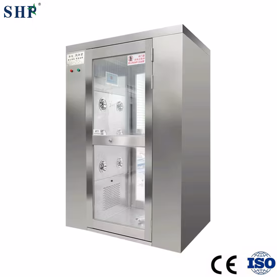 Laboratory Air Shower Clean Room One Person Portable Air Shower 304 Stainless Steel Air Shower Room Clean Room Automatic Air Shower Air Shower Equipment