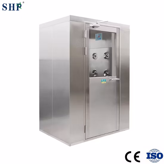 Laboratory Air Shower Clean Room One Person Portable Air Shower 304 Stainless Steel Air Shower Room Clean Room Automatic Air Shower Air Shower Equipment