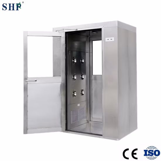 Laboratory Air Shower Clean Room One Person Portable Air Shower 304 Stainless Steel Air Shower Room Clean Room Automatic Air Shower Air Shower Equipment