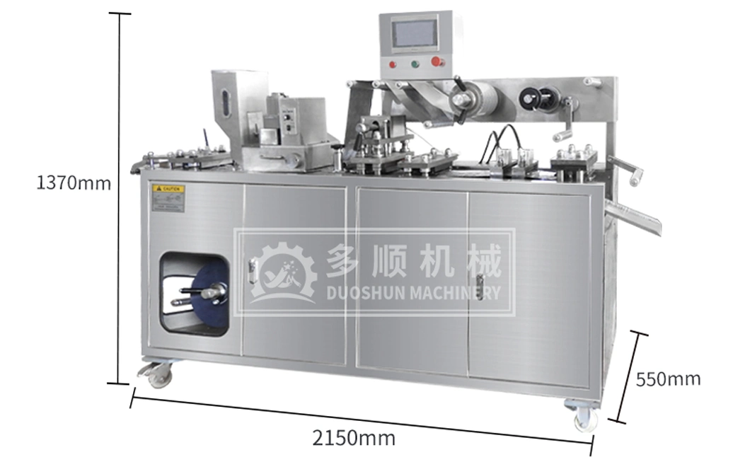 Automatic PVC Alu Alu Honey Tablet Capsule Pharmaceutical Blister Packing Machine