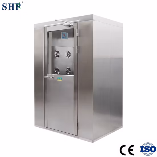 Laboratory Air Shower Clean Room One Person Portable Air Shower 304 Stainless Steel Air Shower Room Clean Room Automatic Air Shower Air Shower Equipment