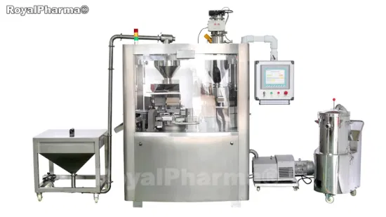 Machine de remplissage automatique rotative de gélatine dure de poudre pharmaceutique (NJP