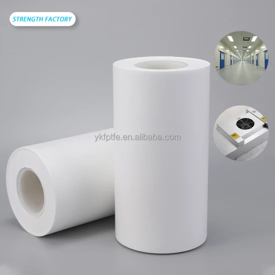 Matériau imperméable respirable de filtration de rendement élevé de la salle propre H14 PTFE de médias d'ePTFE FFU d'UNM