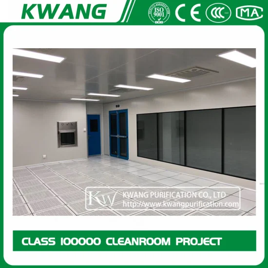 Projet de salle blanche sans poussière pour salle blanche ISO 8 classe 100 000